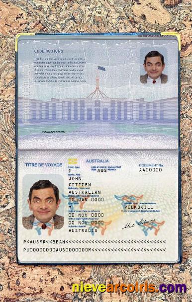 Australian passport photolook